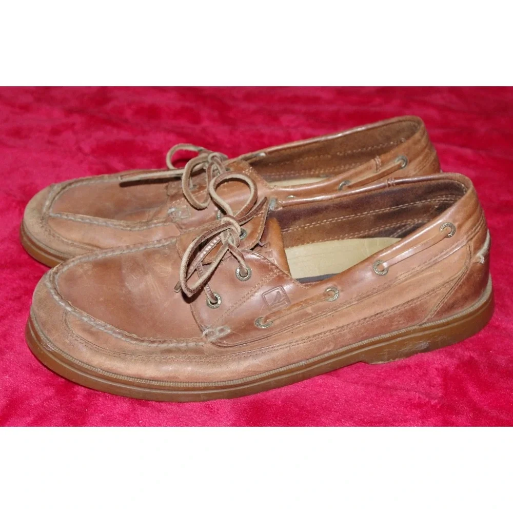 Men's Leather Sperry Topsider Boat Deck‎ Shoes GUC 11.5 Medium